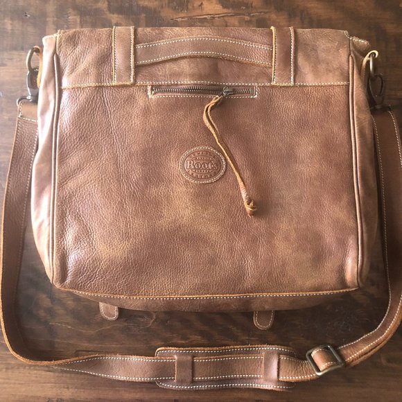Genuine Leather Roots Messenger Bag - Picture 9 of 9